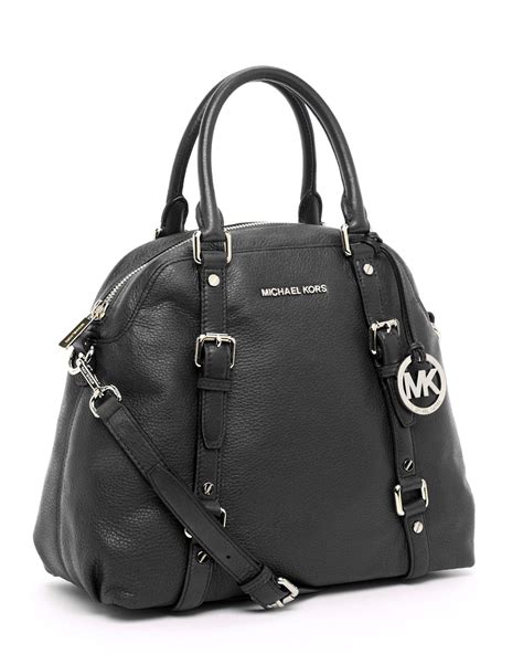 michael kors bedford large bowling satchel black|michael michael kors bedford large east west satchel black.